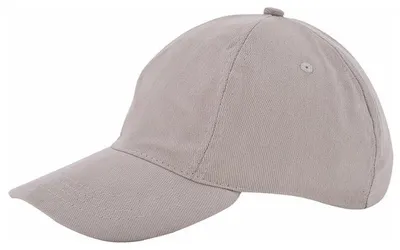 Imagen del producto de Gorra Kinder de 5 paneles - Diseño de animal - 100% algodón peinado - Gris