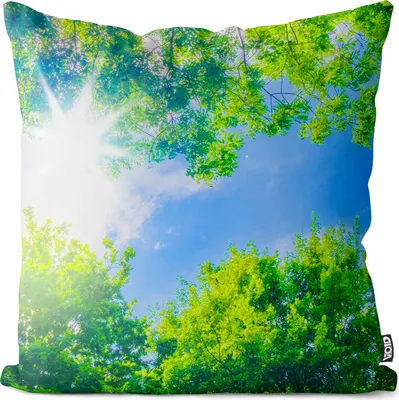 Produktbild von VOID Blauer Himmel Sommer Kissenbezug Kissenhülle sofa couch wohnzimmer dekoration wasserfest Outdoor Garten Kissen bezug deko