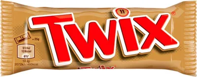 Image de Barre Twix aux biscuits et au caramel enrobée de chocolat 50 g (2 x 25 g)