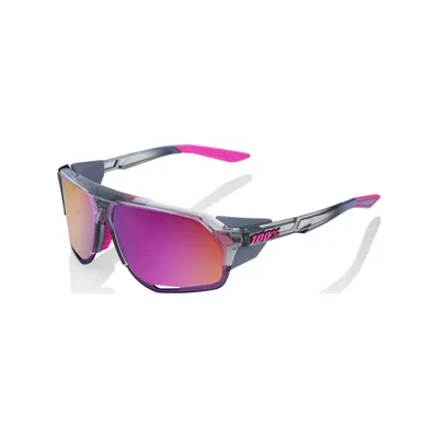 Obrázek produktu pro 100% Norvik Polished Translucent Grey/Purple Multilayer Mirror Lens Cyklistické brýle