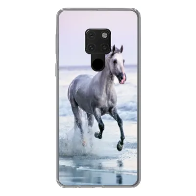 Produktbild von MuchoWow® Handyhülle Schutzhülle Hülle für Huawei P40 Lite Pferd - Pilz - Strand Silikon Softcase Handy Hülle - Handy