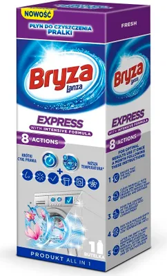 Obrázek produktu pro Bryza Express Płyn do czyszczenia pralki, 250 ml