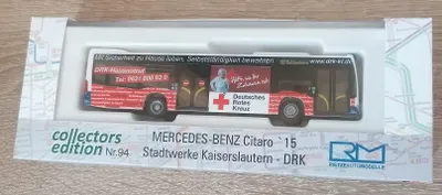 Produktbild von Rietze 73446 - 1/87 Mercedes-Benz Citaro ´15 Stadtwerke Kaiserslautern - DRK -