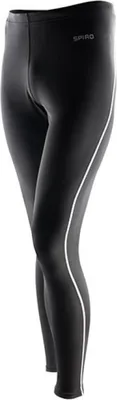 Image de SPIRO S251M | Mens Bodyfit Base Layer Leggings - Couleur : Noir - Taille : XL/XXL