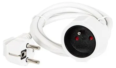 Obrázok produktu pre Predlžovací kábel bez vypínača BLOW 98-791, 1,5 m, 3x1,5, biely