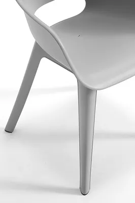 Produktbild von Akola Stuhl 2er-Set, 55x56x80 cm, ergonomisch, wetterfest, aus Kunststoff, modern für draußen