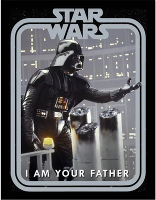 Immagine prodotto di Star Wars - Poster incorniciato "Io sono tuo padre" PM11518 (40 cm x 30 cm) (nero/grigio/bianco)