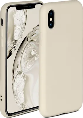 Produktbild von Soft-Case für Apple iPhone X / iPhone XS, Farbe:Creme