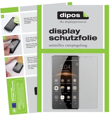 Produktbild von 2x Schutzfolie für Leagoo M8 matt Displayschutzfolie Folie Display Schutz dipos