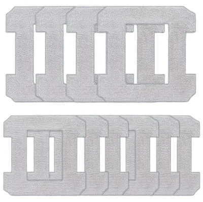 Mikrofasertücher für Fensterreinigungsroboter, 10er Set, waschbar