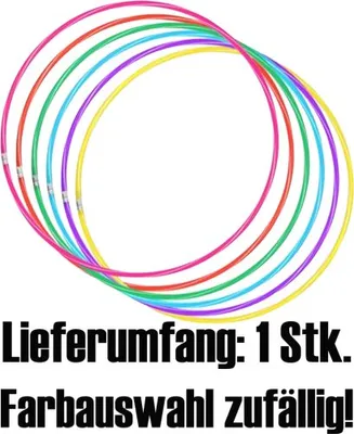 Produktbild von Hula-Hoop-Reifen 80cm 6fach sortiert,
