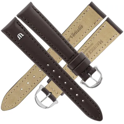 Produktbild von Maurice Lacroix Ersatzband Damen 15 mm Galant braun Schließe silberfarben