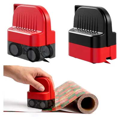 Produktbild von Geschenkpapierschneider, 2 Stück für Geschenkrollen, geeignet für Geburtstage, Feiertage und Valentinstag