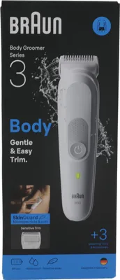 Produktbild von Braun Series 3 BG3530, Akku, Grau