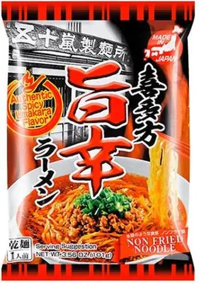 Produktbild von Kitakata Spicy Umakara Ramen Fertigsuppe 101g - Igarashi Seimen