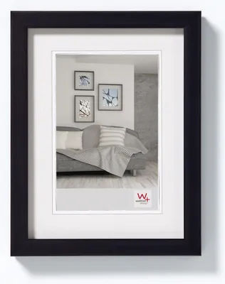 Fotolijst 10x15 cm Schwarz Posterrahmen Kunststoff