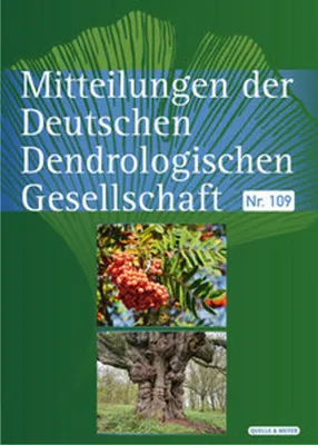 Obrázek produktu pro Mitteilungen der Deutschen Dendrologischen Gesellschaft