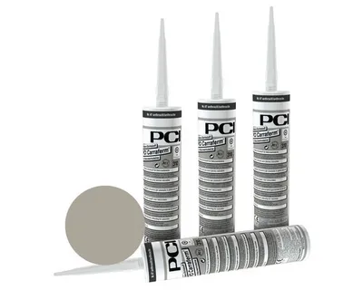 Produktbild von PCI Carraferm® Silikon Dichtstoff für Naturwerksteine sandgrau 310 ml