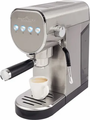 Immagine prodotto di Clatronic ProfiCook PC-ES-KA 1265, macchina per caffè espresso, 1 litro, caffè macinato, 1360 W, acciaio inox