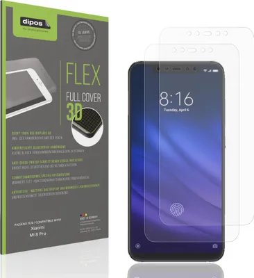 Immagine prodotto di 2x Pellicola protettiva opaca per Xiaomi Mi 8 Pro Protezione Antiurto Anti-Shock