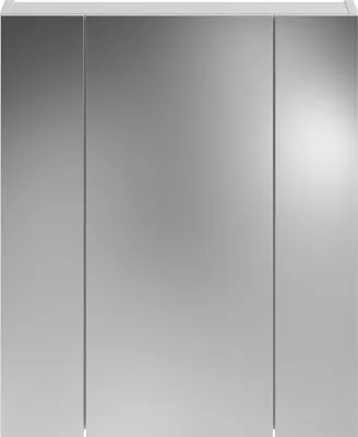 Immagine prodotto di Mobiletto specchio da bagno Linus 3 ante bianco.