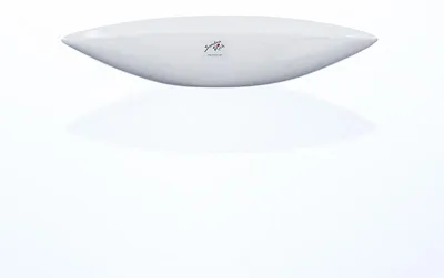 Produktbild von Porzellanschale, Dekoschale ELONGATE L. 31cm weiß Porzellan Sandra Rich