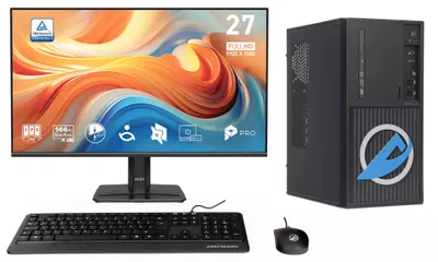 Immagine prodotto di CAD Work Business | Intel Core i7-8700 | Nvidia Quadro K620 2GB | 32GB RAM | 480GB NVMe SSD | Windows 11 | WiFi | MSI PRO MP 27" E14A Full-HD Monitor | Mouse & tastiera | Libre Office