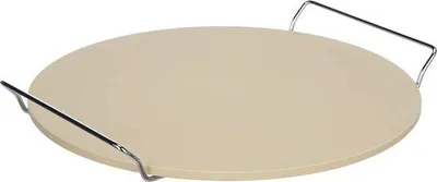 Productafbeelding van Famanu pizzasteen voor de oven - 30,5 cm, bruin
