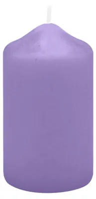 Produktbild von Spitzkopf Stumpen Kerzen Veilchen 9 x Ø 5 cm, 12 Stück