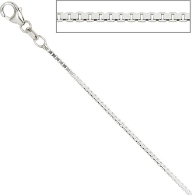 Produktbild von JOBO Venezianerkette 925 Sterling Silber 1,2 mm 38 cm Halskette Kette Karabiner