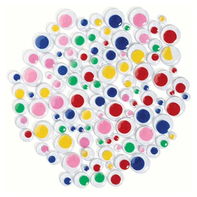Produktbild von Colorations – Selbstklebende farbige Plakataugen, 100 Stück