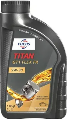 Produktbild von FUCHS Titan GT1 Flex FR für 5W-30 1 Liter Motoröl Motorenöl 226.52 229.31 229.51 229.52 PSA B71 2290 RN0700 RN17 9.55535-S1 Öl