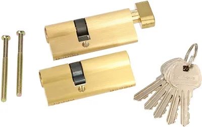 Produktbild von KOTARBAU® Gleichschließender Profilzylindersatz 2 Stk. 30x45mm mit Schließknauf