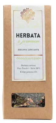 Zdjęcie produktu dla Herbata zielona z jaśminem 70g - Schronisko Bukowina