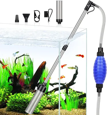 Productafbeelding van Aquariumreiniger, waterverversingsysteem, slang 17 m, voor vistank