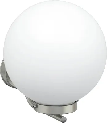 Zdjęcie produktu dla Lampa Ścienna Na Zewnątrz Srebrna Stal Nierdzewna Ip44 Lumarko!