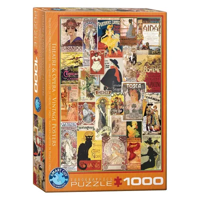 Image de EUROGRAPHICS Puzzle Affiches vintage d'opéra et de théâtre 1000 pièces
