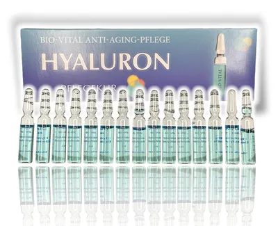 Produktbild von Original Ampullen für strahlende Haut - 15 x 2ml Anti-Aging Regeneration für Dekollete, Hals & Gesicht Ampullen Anti-Aging (Hyaluron)