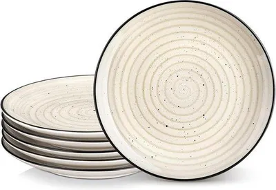 Productafbeelding van Famanu Dessertborden set van 4 - Rustieke uitstraling - 19,4 cm