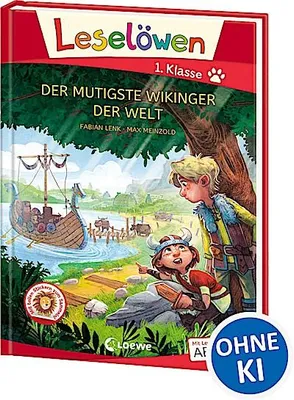 Immagine prodotto di Leselöwen 1. Klasse - Der mutigste Wikinger der Welt (Großbuchstabenausgabe)