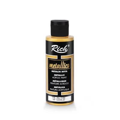 Zdjęcie produktu dla Farba efektowa Rich Metallics – 120 ml – ZŁOTO