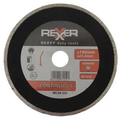 Obrázek produktu pro Rexxer Diamantový kotouč 180 mm Plný Řezný