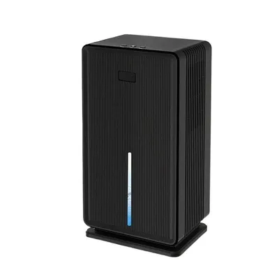 Imagen del producto de Deshumidificador AIORBER, capacidad de 1000 ml/día, depósito de agua de 3000 ml, luces LED de 7 colores y temporizador, ideal para espacios de 5-28 m², para secar y prevenir la formación de moho