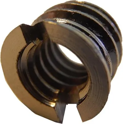 Produktbild von vhbw Stativ Gewinde Adapter 1/4'' Innengewinde auf 3/8'' Stativgewinde für Kameras - Gold