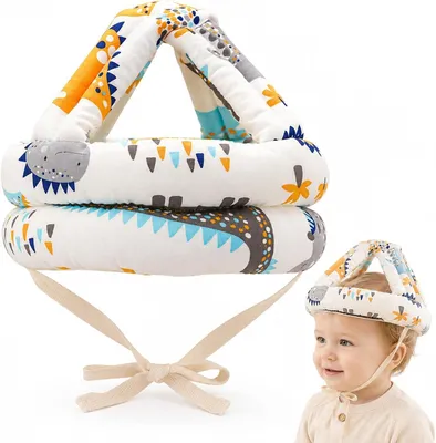 Produktbild von Babyhelm, Kopfschutz, verstellbar, 360 Grad Aufprallschutz, zum Krabbeln