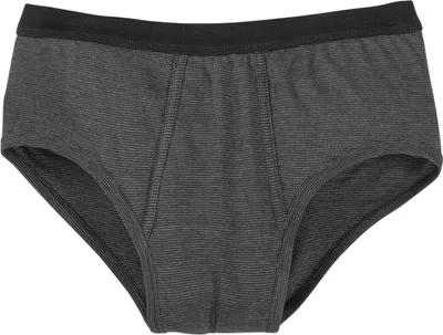 Produktbild von Adamo XXL Slip Thermo schwarz-grau gestreift