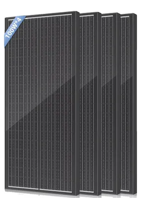 Obrázok produktu pre Solárny panel, dlhodobá životnosť, vysoká účinnosť, 100 W, 4 kusy