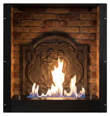 Imagen del producto de Xaralyn: Chimenea de etanol integrada – Kit Medallón – Calefacción de 3 kW – Instalación sencilla – Llama abierta y segura – Quemador de etanol de cerámica