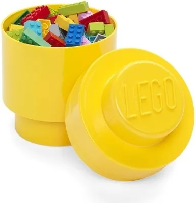 Produktbild von LEGO® Aufbewahrungsbox Gelb ø 12,3x18,3 cm