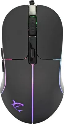 Produktbild von White Shark WARLOCK, Beidhändig, Optisch, USB Typ-A, 6400 DPI, Schwarz